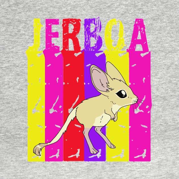 Jerboa Rainow - cute fluffy animal by DesignsBySaxton